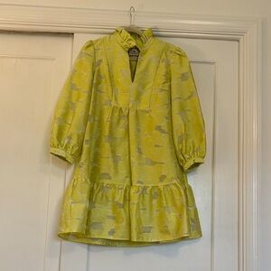 Tuckernuck Yellow Floral Mini Dress